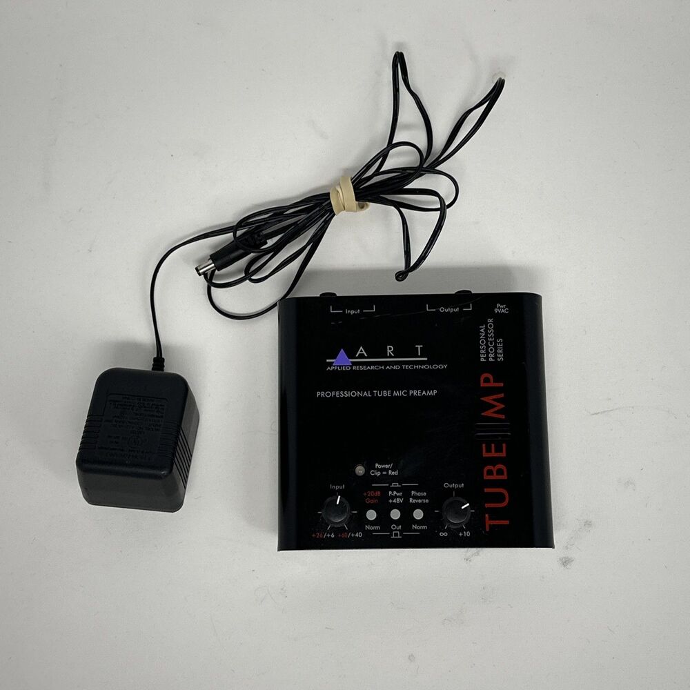 ART Tube MP Professional Mic Preamp/Processor W Charger Working